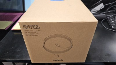 Logitech 25m Strong USB 3.1 Type A to Type C Cable 939-001802 *NEW*