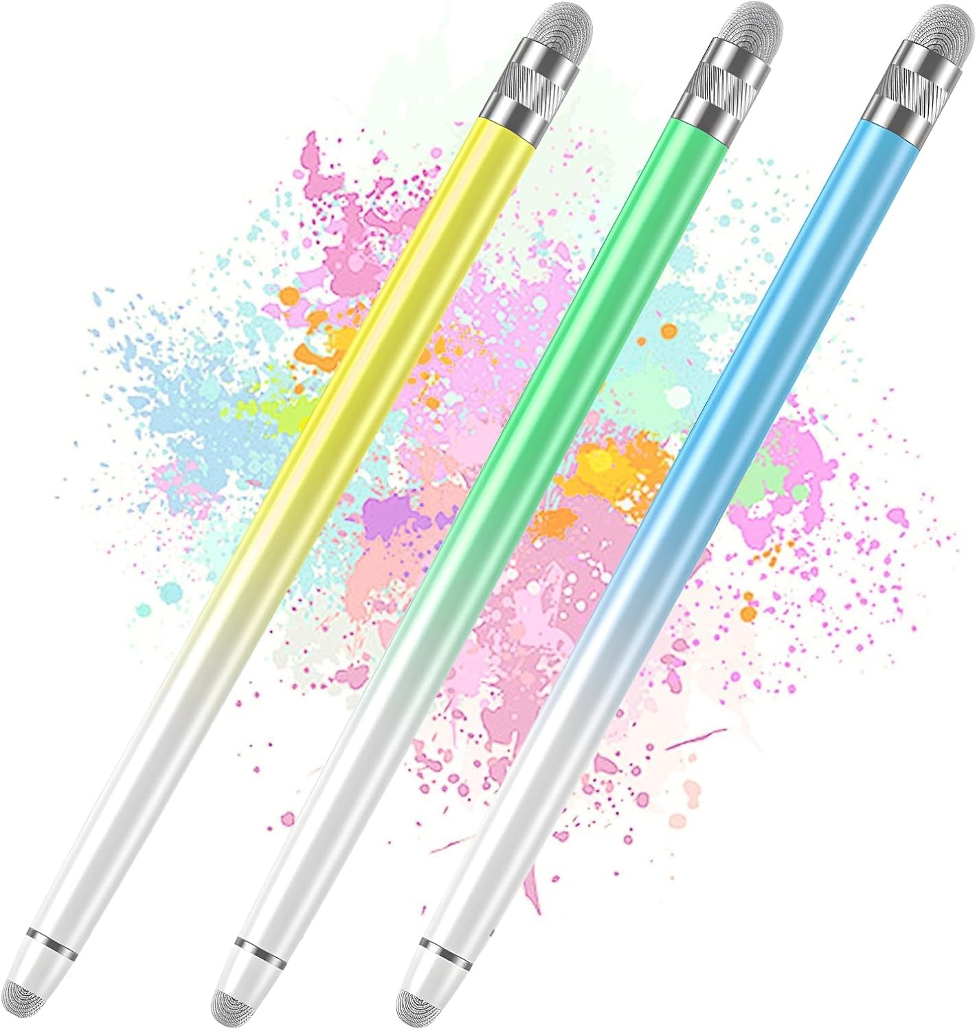 Bopomofo 3PCS Stylus Pen for Touchscreen,Stylus Blue/Green/Yellow