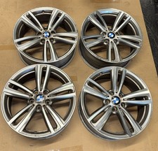 FOR BMW 1 2 3 4 SERIES F30 F31 F32 F33 F34 4X GENUINE ALLOY 19" WHEEL RIM SILVER