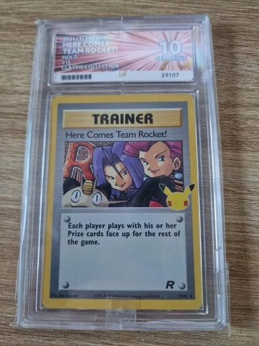 Here Comes Team Rocket 15/82 Celebrations Ace Gem Mint 10