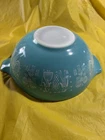 Vintage Pyrex #444 4quart Cinderella Mixing Bowl In Amish Butterprint
