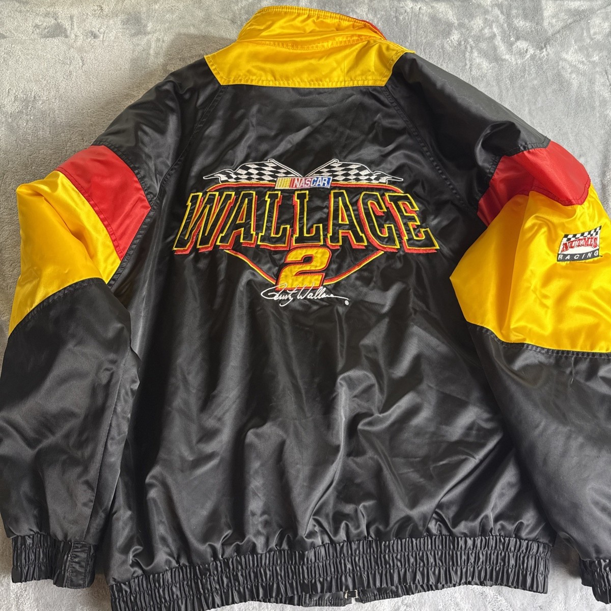 Vintage 90s Rusty Wallace #2 Nutmeg NASCAR Racing Jacket XL | eBay