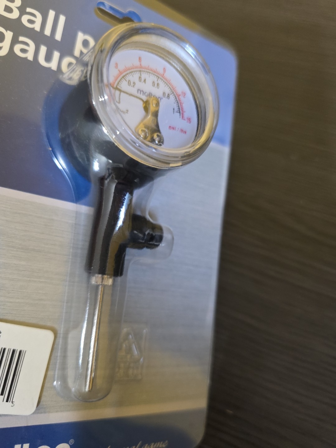 New/Sealed PG Pressure Gauge with Built-in Release Valve, Black, Free Ship