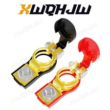 Car Battery Terminal Top Post Connector Clamp Heavy Duty Clips 1 Pair