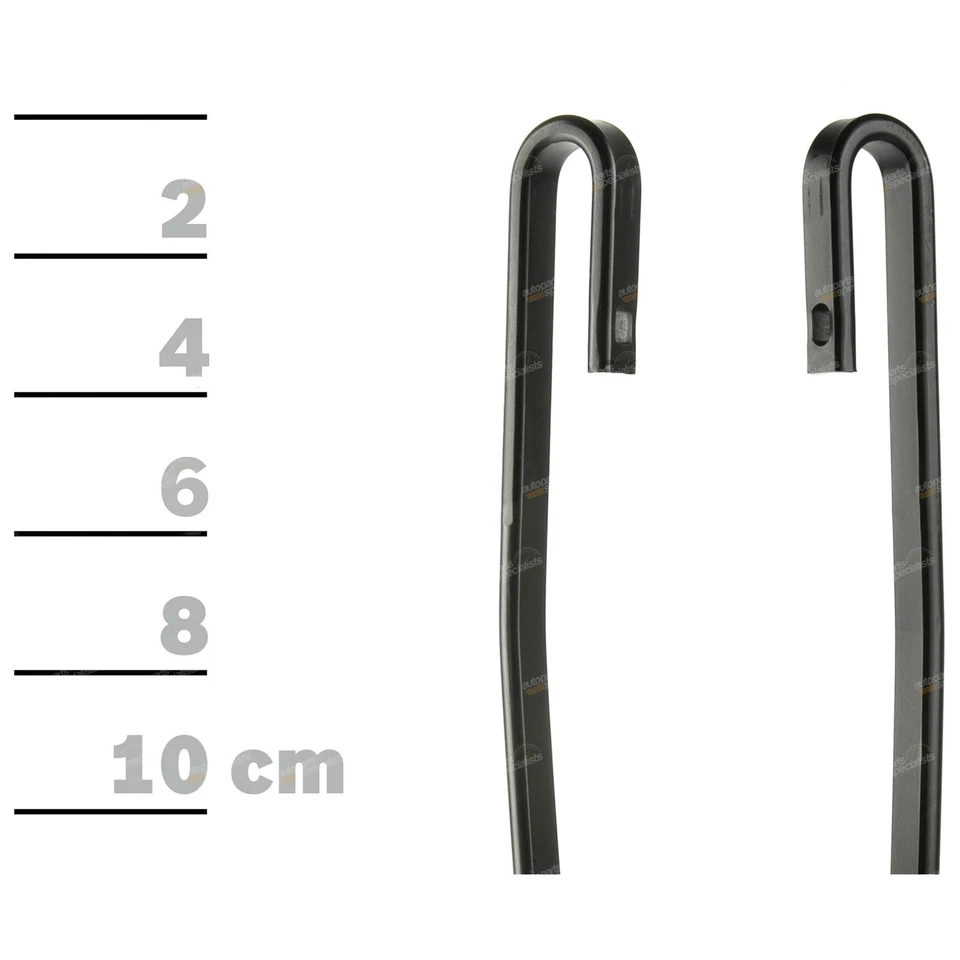 Front Pair Bosch Eco Wiper Blades Set for Holden HG HK HT 1968 to 1971 - image 3 of 4