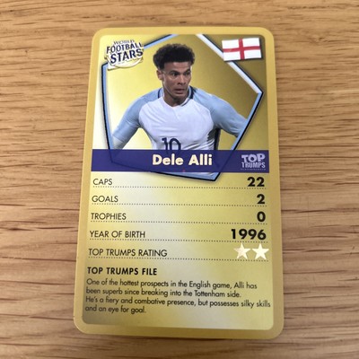 1 x Infokarte WFS Fußball Dele Alli - T61 (B6) 