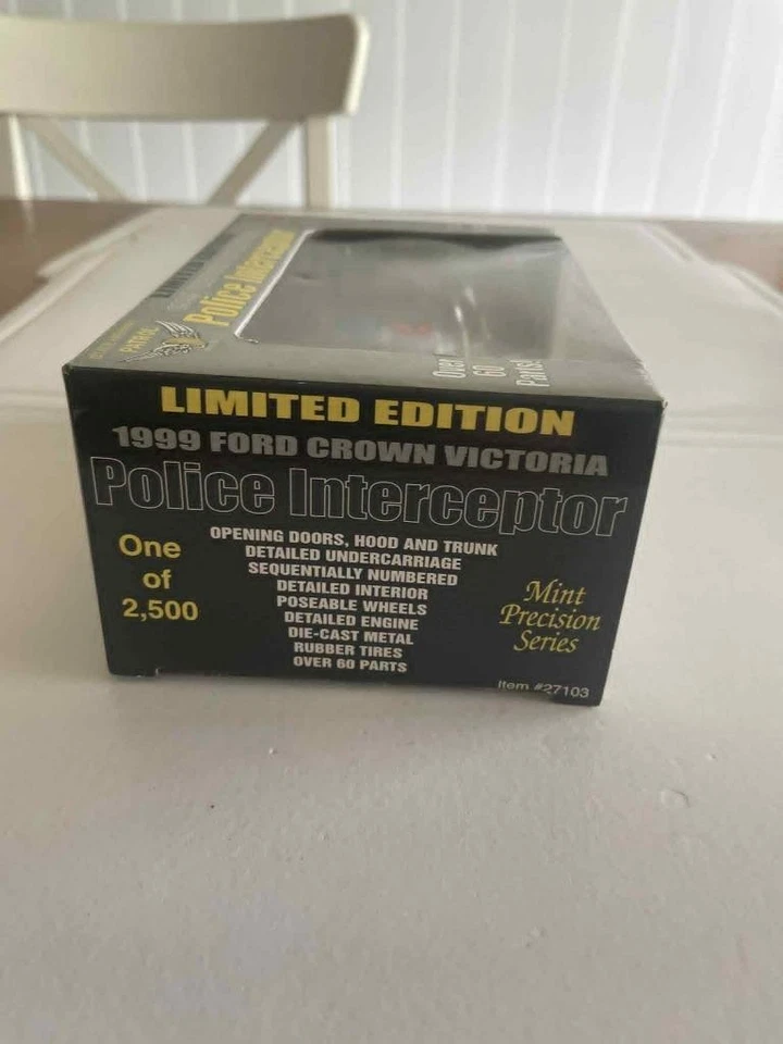 GEARBOX COLLECTIBLES 1/43 LTD EDIT POLICE INTERCEPTOR CROWN VICTORIA OHIO MINT - Image 2 of 4