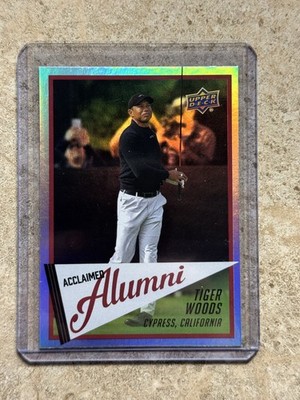 2026 Upper Deck Golf Acclaimed Alumni #AL-1 TIGER WOODS