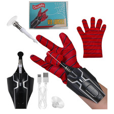 Spider Man Launcher Glove Cosplay Spider String Web Shooter Toys For Children US