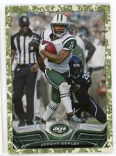 2013 Topps Jeremy Kerley Camo Camouflage #347 #/399 Jets