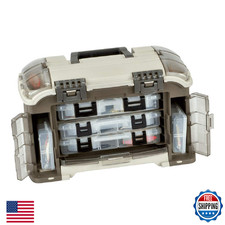 Plano Elite Series Ultimate Angled Tackle System, Graphite/Sandstone