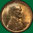 1934 Lincoln Wheat Cent Brilliant Uncirculated BU Coin #39538