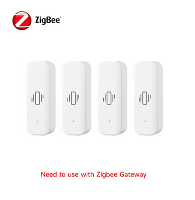 Zigbee Wifi Vibrationsdetektor Sensor Sicherheit Smart App Erschütterungs Alarm