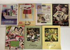 Lot of 7 Stampin Up Rubberstamp Catalog  Idea Book 1998 -2004, 2014 Scrapbook