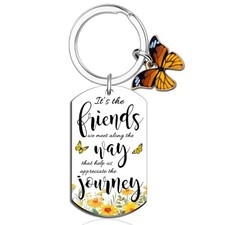 Best Friend Keychain Gifts For Women Valentines Day Birthday Gifts for Friends