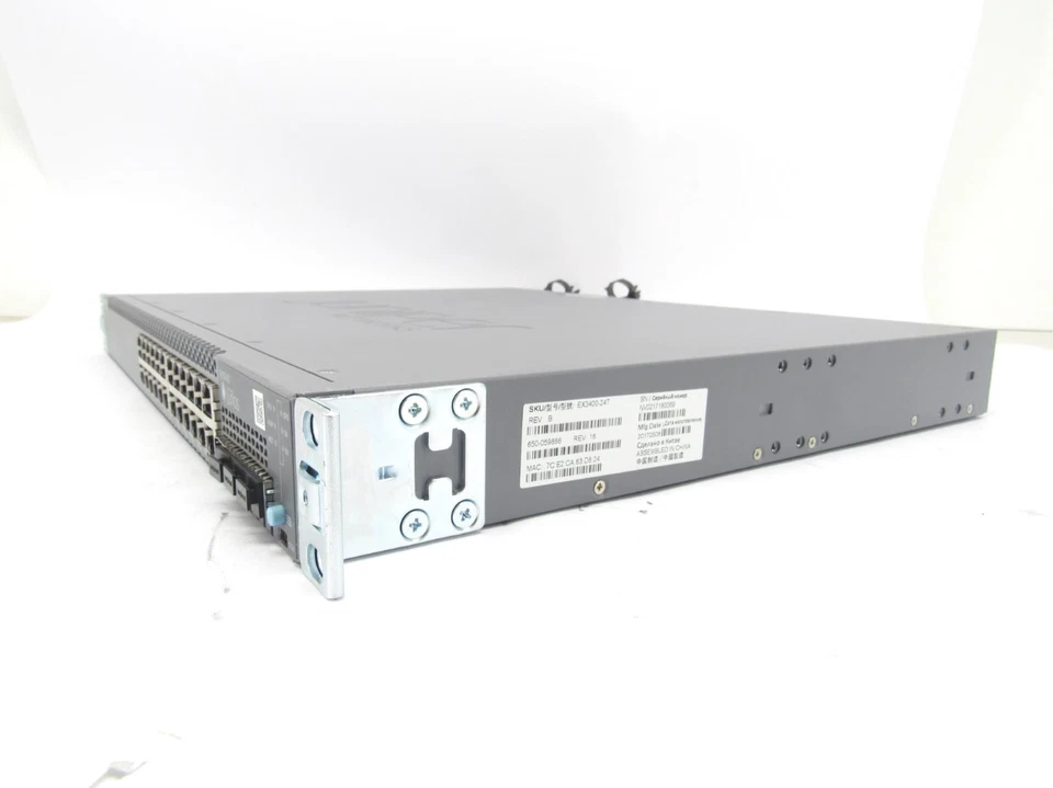 Juniper EX3400-24T 24x RJ45 4x 10G SFP+ 2x 40G QSFP+ Network Switch w/ 2x PSU C5 - Image 4 of 4