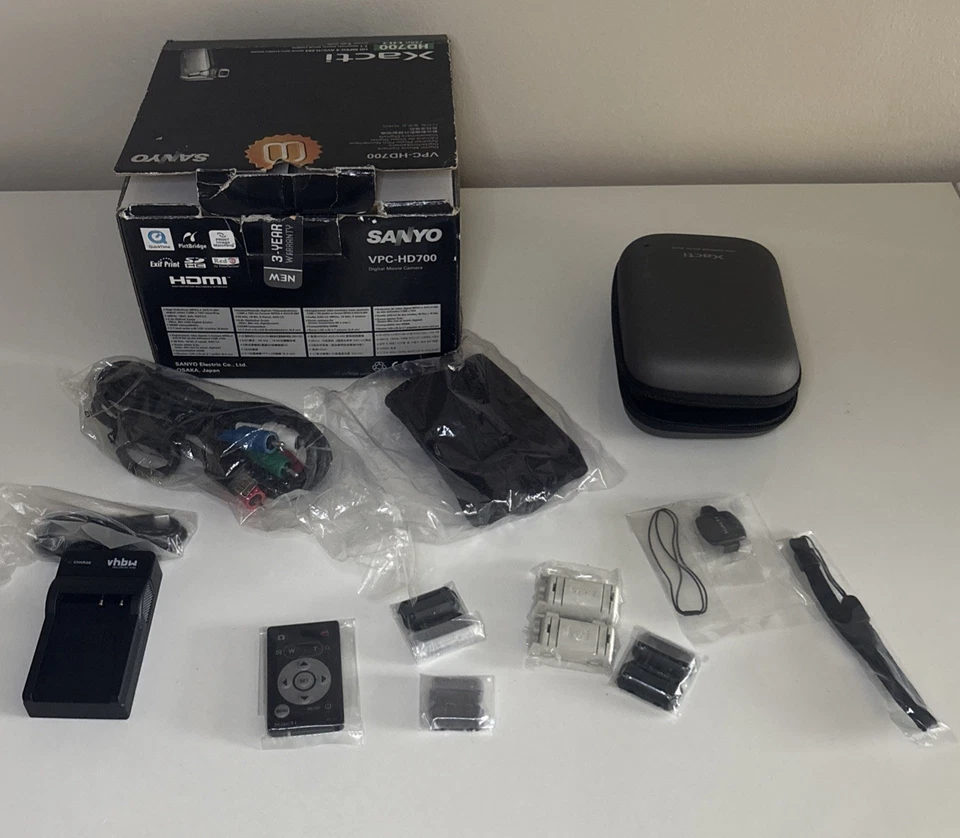 Sanyo Xacti VPC-HD700 – Digitale HD Movie Kamera – mit OVP - Bild 2 von 4
