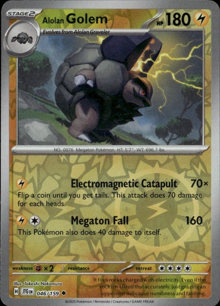 Alolan Golem Pokémon TCG Cards for sale