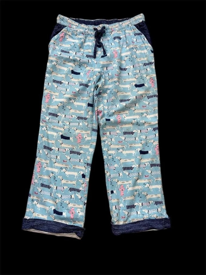 Juego de pijama Munki Munki M Dachshund Weiner perro franela rayón bambú algodón PJ Foto 3 de 4