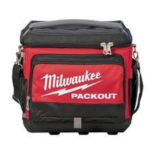 Milwaukee 48-22-8302 PACKOUT Ballistic Nylon Cooler Utility Bag 6 pocket Black
