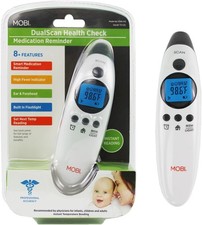 DualScan Ear  Forehead Thermometer for Baby, Kids  Adults, 1-Second Infrared D