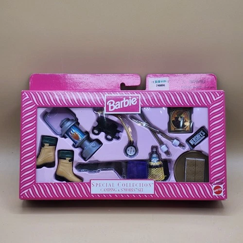 VTG 1999 Mattel Barbie Special Collection Camping & S’mores Set #23504 NEW