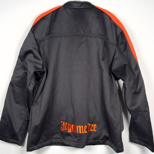 Jagermeister Men's Jacket Motorcycle Style Black Embroidered Size XL - Picture 3 of 7