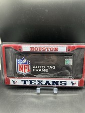Houston Texans NFL License Plate Frame -NOS