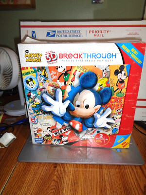 MEGA Puzzles 3D Break Through Pop Out Puzzle Mickey Mouse 8+ COMPLETE