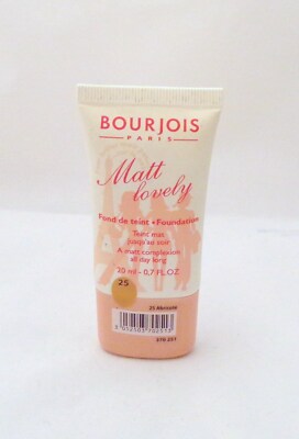 BOURJOIS MATT LOVELY FOUNDATION #26 ABRICOTE HALE~ 0.7 oz./20 ml ~NWOB