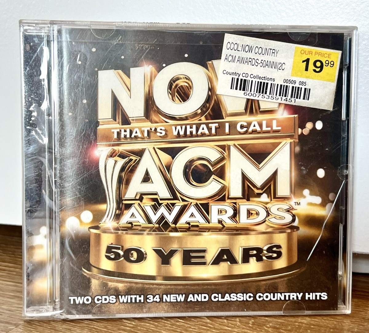 NOW That's What I Call ACM Awards 50 Years 2 CD's 34 Songs
