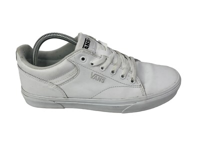 Vans Shoes Mens Size White Seldan Lace Up Leather Shoes