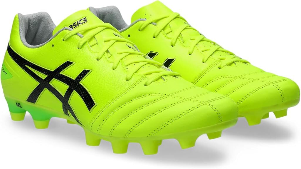 ASICS Soccer Football Shoes DS LIGHT PRO Yellow Black 1103A095 US6
