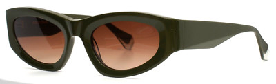 GIGI STUDIOS Aurora 6836/7 Olive Womens Cat Eye Gradient Sunglasses 54-21-145