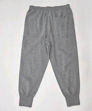 Vince Solid Knit Jogger Pants Women's Size Medium Gray  155