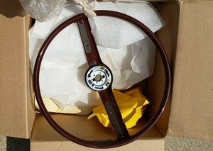 Details About Scott Drake C8zz 3600 Dr Dark Red Mustang Steering Wheel 68 69 16