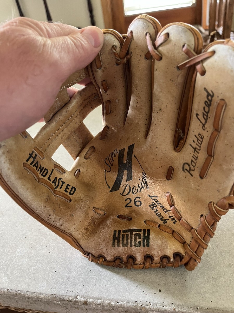 Vintage Hutch Leather Baseball Glove Right Hand Throw Super