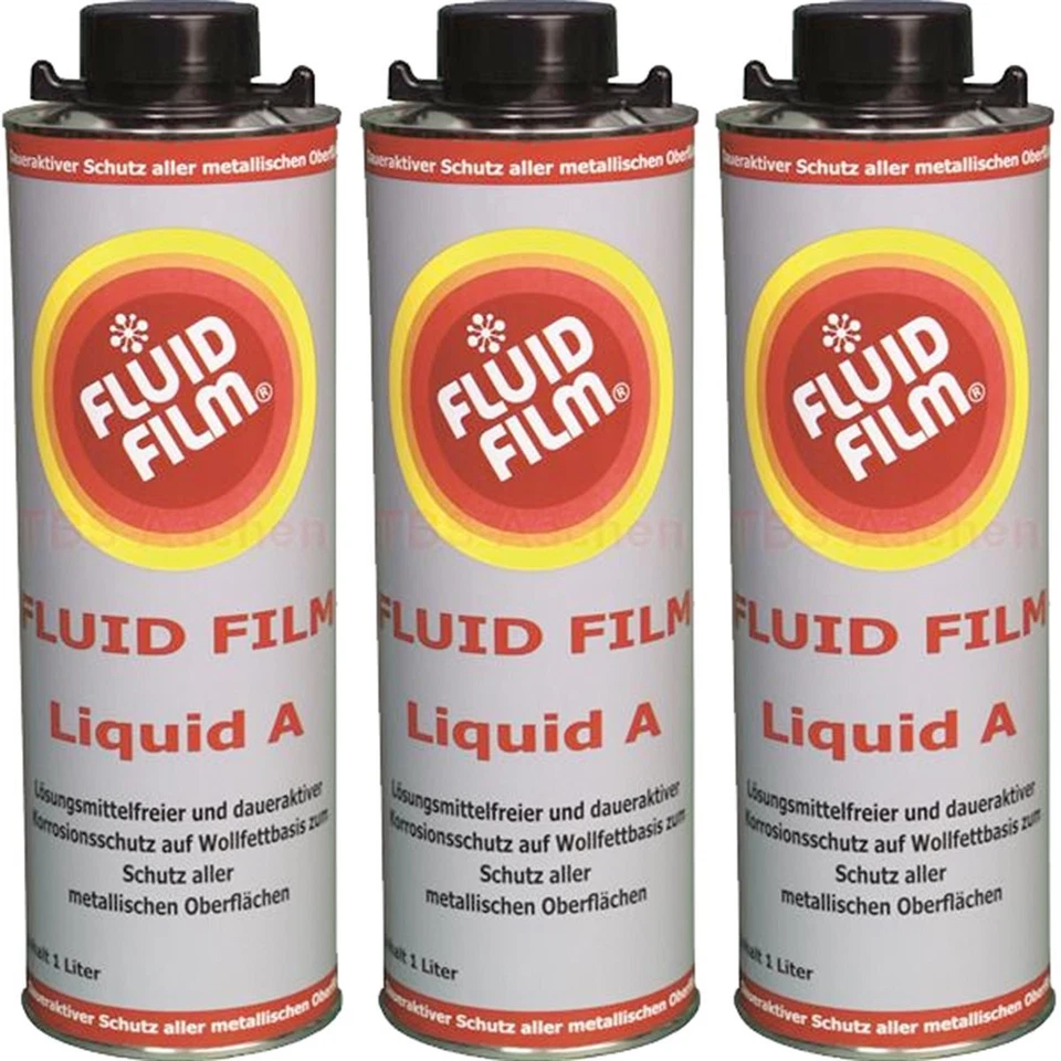 Fluid Film Liquid A 1 Liter Normdose 3er Pack + Hohlraumpistole - Bild 2 von 4