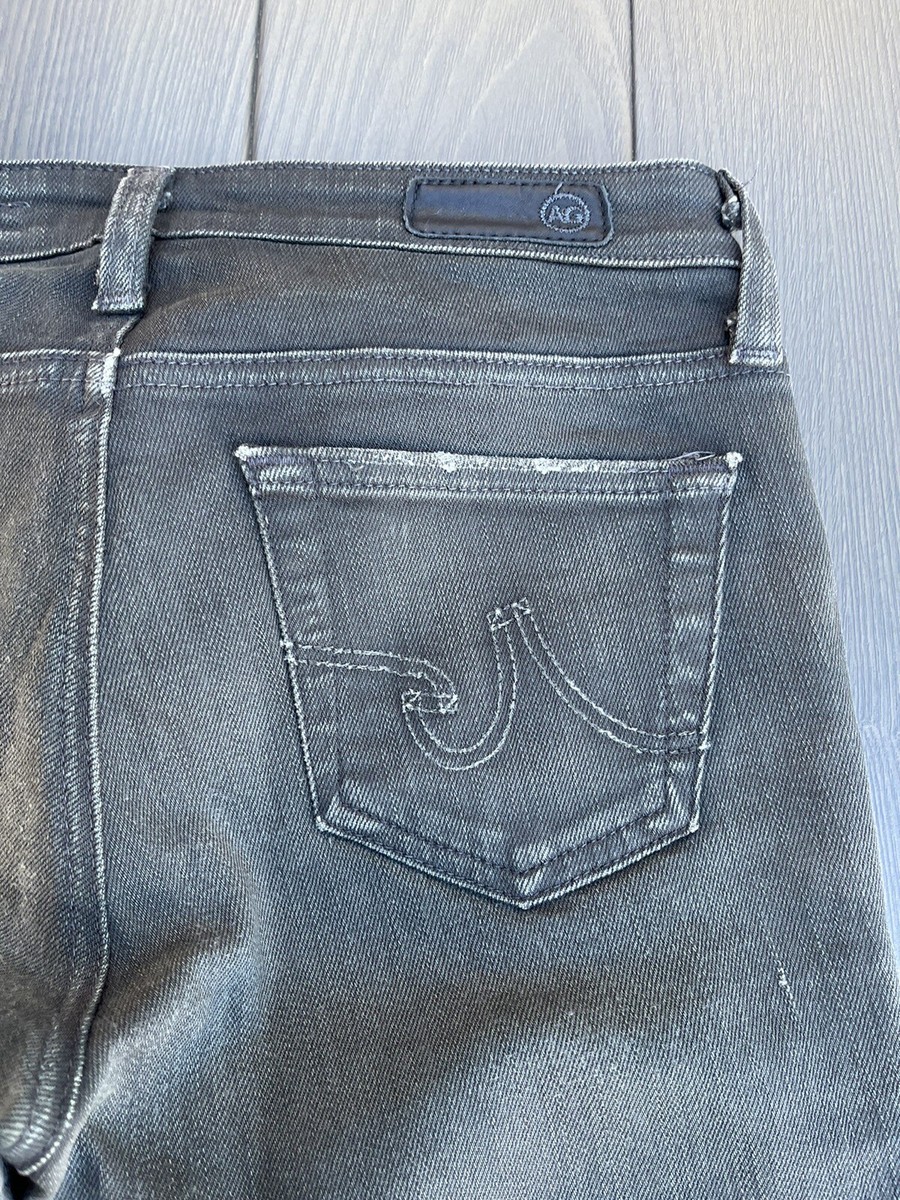 AG Adriano Goldschmied The Premiere Skinny Jeans 24 Green 