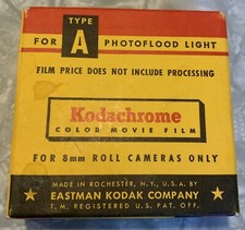 Kodak Kodachrome Type A 8mm Color Movie Film KA459 Expired Feb 1960