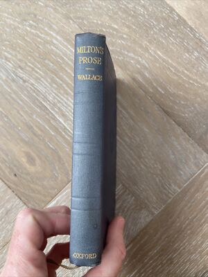 Miltons Prose Vintage Book By Malcolm W Wallace