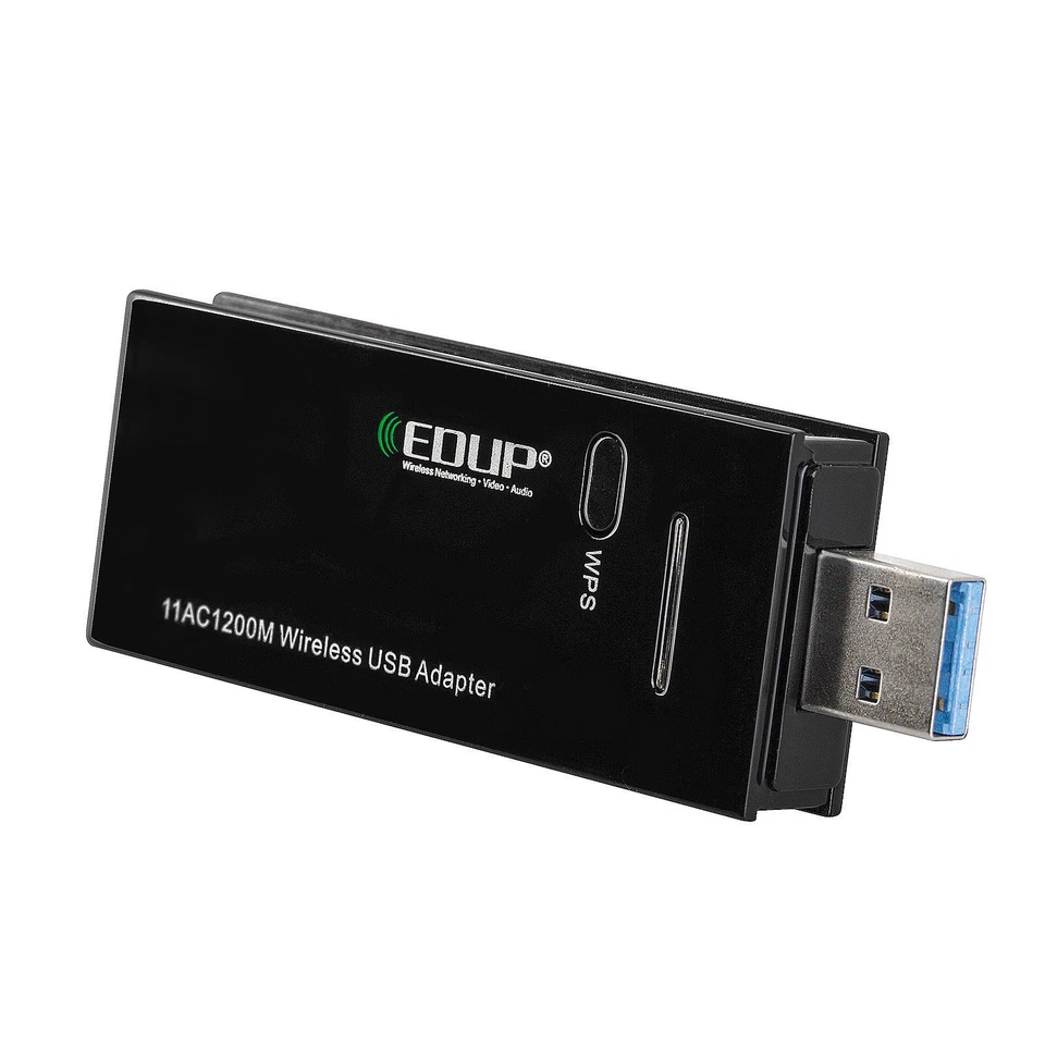 USB 3.0 WiFi Adapter Dual Band AC 5.8GHz 1200Mbps Laptop Wireless Network Card - Image 4 of 4