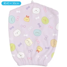 Sumikko Gurashi Fluffy Cap Towel Purple San-X Japan