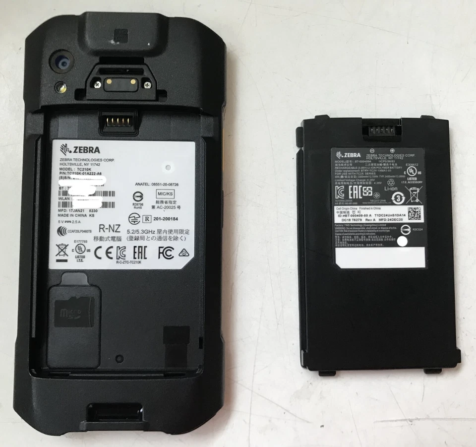 Zebra TC210K Touch Computer - senza cavo di alimentazione da USB a USBC - Immagine 4 di 4