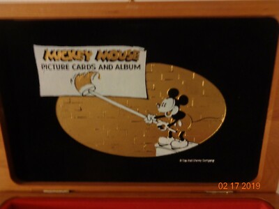 Mickey Mouse Picture Cards and Album, Mint Condition, Unopened