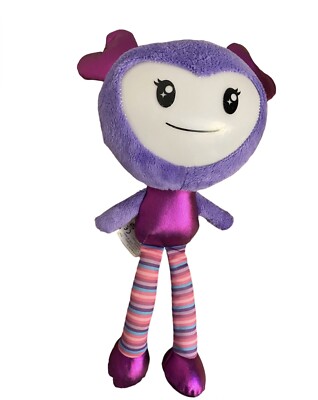Brightlings Plush Doll Interactive Sings Talks Color Change Purple 15'' Pink