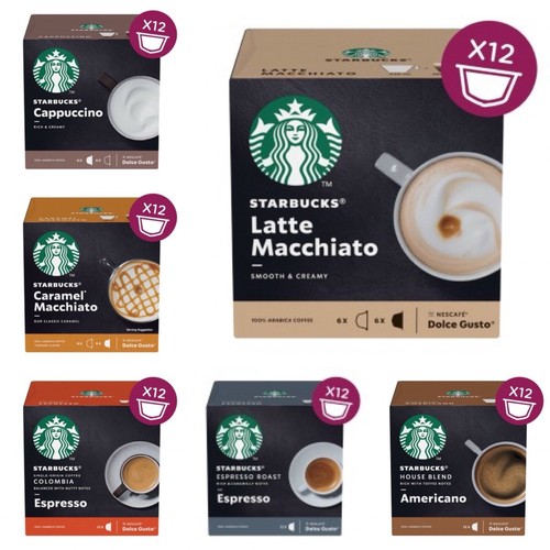 Nescafe Dolce Gusto Starbucks 6 Caja Variedad Pack (72 Cápsulas) | eBay
