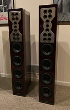 Mcintosh Xr100 Speakers, Pair, Red Walnut