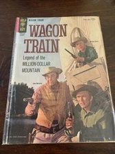 WAGON TRAIN #4 OCTOBER 1964 silver age western tv show gold key book ungraded