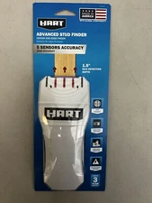 HART ADVANCED STUD FINDER 5-SENSORS new 1.5" DETECTION DEPTH Finds Wood & Metal